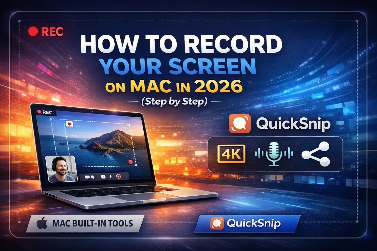 How to Record Your Screen on Mac in 2026 (Step by Step)