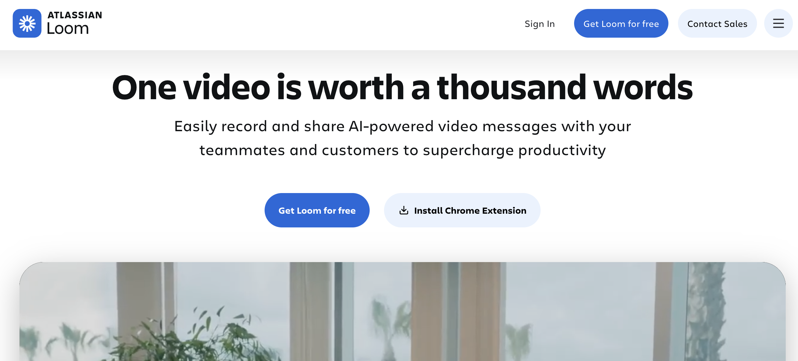 Loom video page with viewer analytics and recording controls